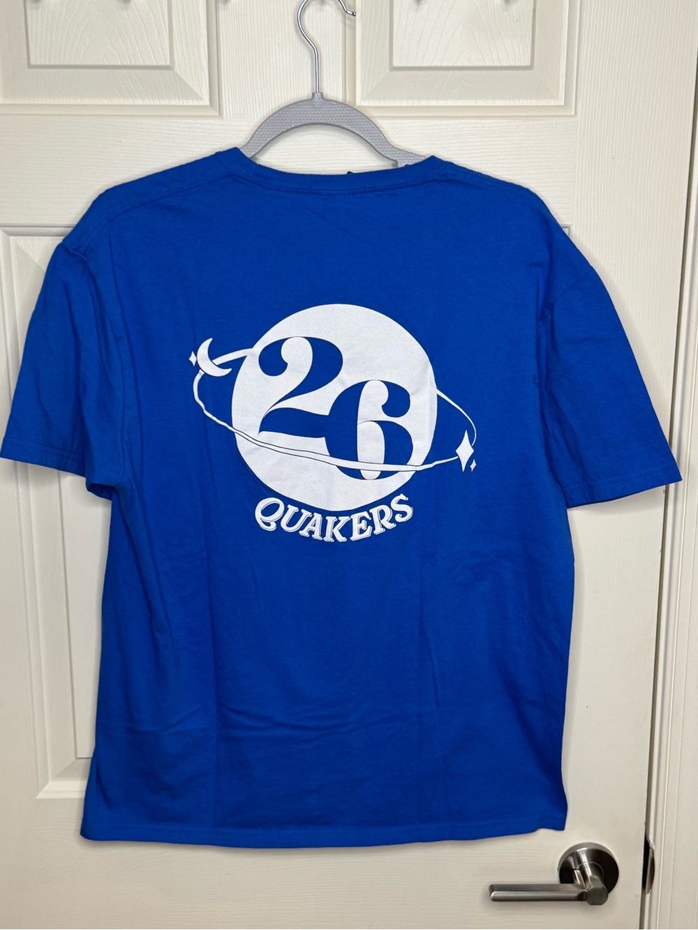 Vintage UPenn Quakers Graphic T-Shirt - Blue L